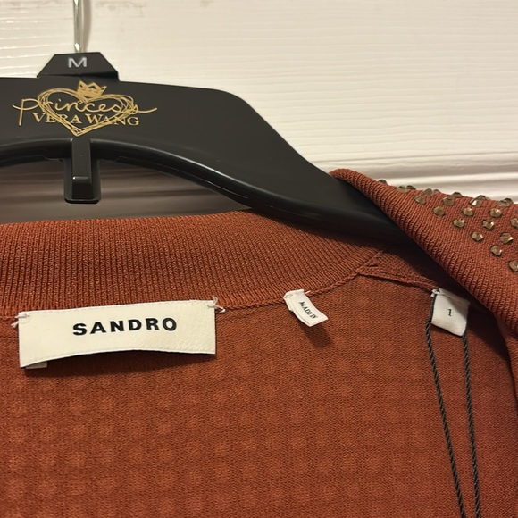 COPY - Sandro Jeweled Top - Picture 2 of 5